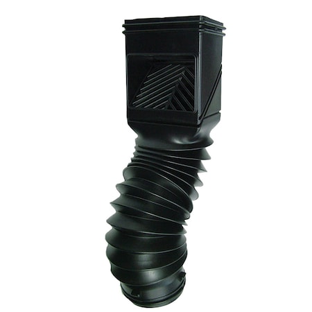 Invisaflow Invisaflow FlexGrate 2 in. W X 4 in. L Black Plastic Downspout Filter 1 pk 4400